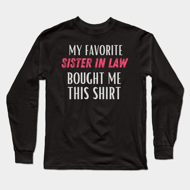 World's best sister-in-law sister in law shirts cute with flowers Long Sleeve T-Shirt by Maroon55